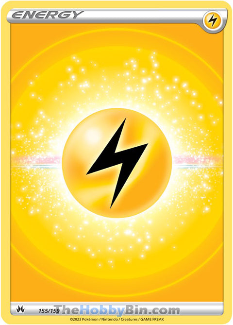 Lightning Energy #155/159 Ultra Rare - Crown Zenith Pokemon card