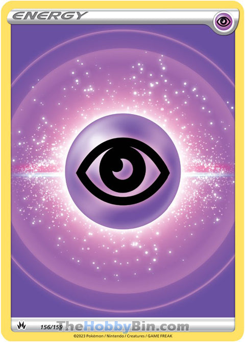 Psychic Energy #156/159 Ultra Rare - Crown Zenith Pokemon card