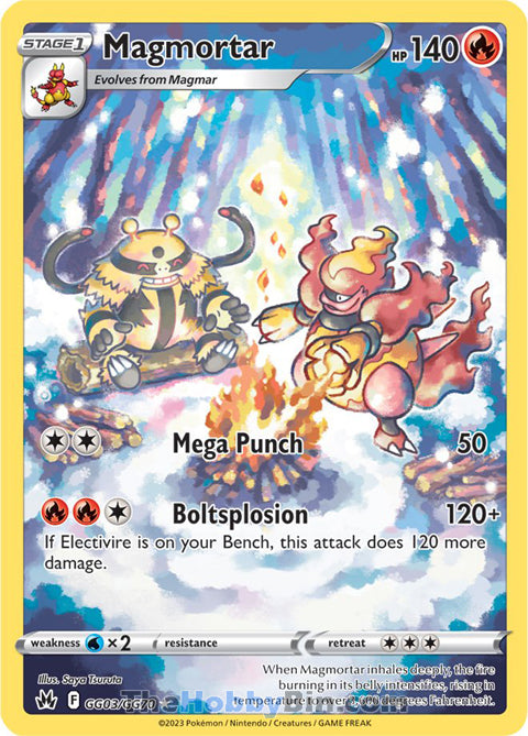 Magmortar #GG03/GG70 Ultra Rare - Crown Zenith Pokemon card