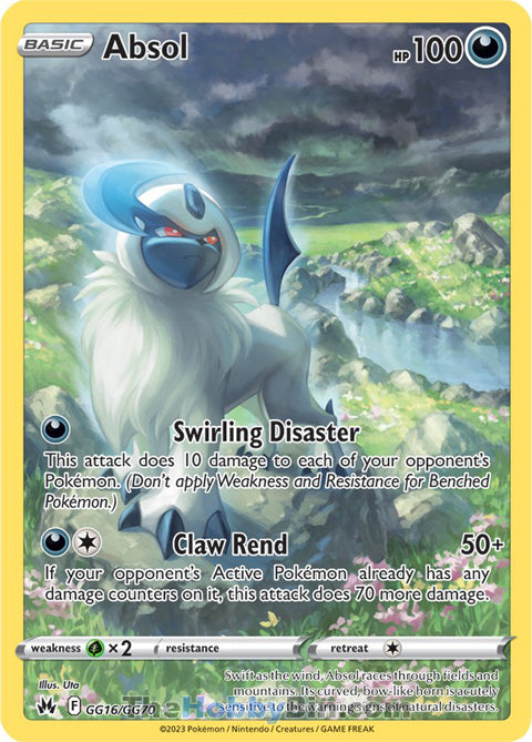Absol #GG16/GG70 Ultra Rare - Crown Zenith Pokemon card