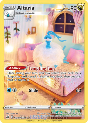 GG019 Altaria Ultra Rare Crown Zenith