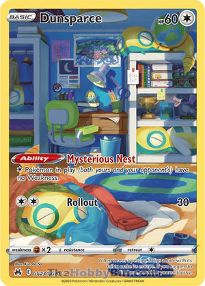 GG023 Dunsparce Ultra Rare Crown Zenith