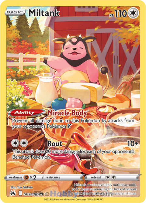 Miltank #GG24/GG70 Ultra Rare - Crown Zenith Pokemon card