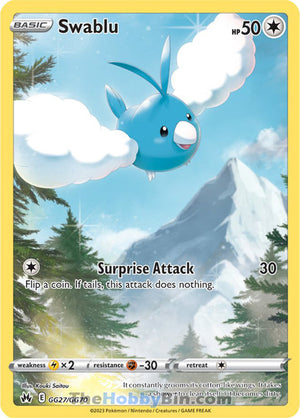 GG027 Swablu Ultra Rare Crown Zenith