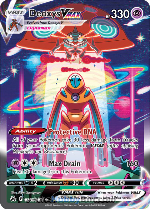 Deoxys VMAX Crown Zenith Ultra Rare #GG45/GG70