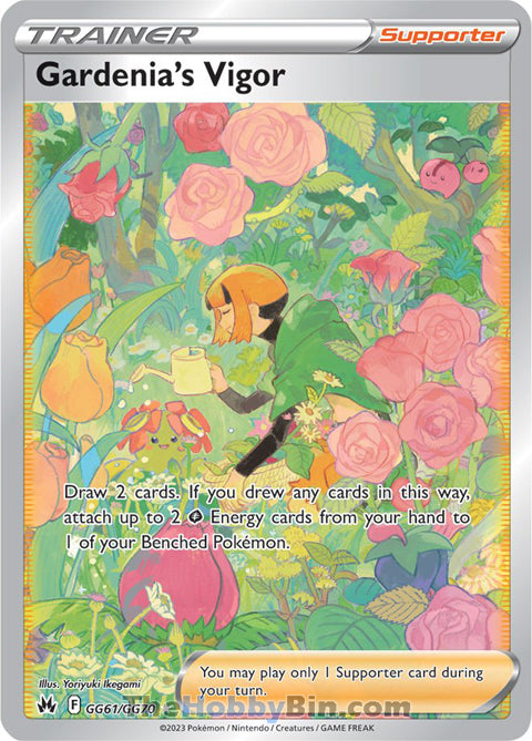 Gardenia's Vigor #GG61/GG70 Ultra Rare - Crown Zenith Pokemon card