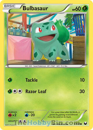 Bulbasaur Dark Explorers Common #1/108