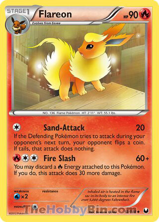 Flareon Dark Explorers Uncommon #12/108