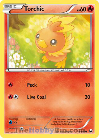 Torchic Dark Explorers Common #15/108