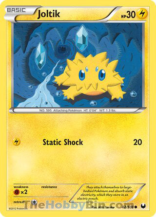Joltik #42/108 Common - Dark Explorers Pokemon card