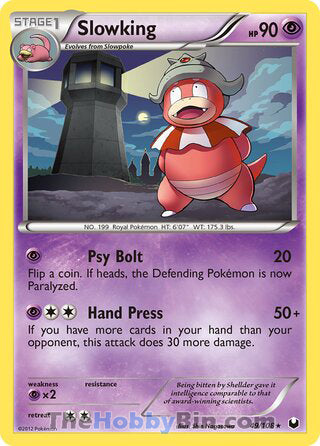 Slowking Dark Explorers Rare #49/108