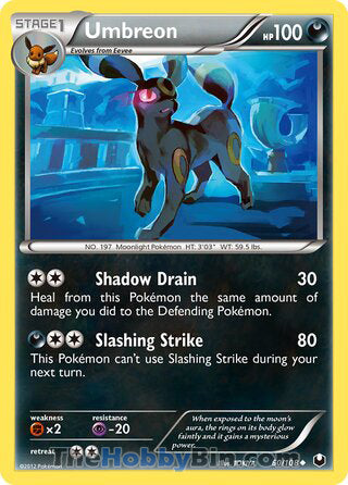 Umbreon Dark Explorers Uncommon #60/108