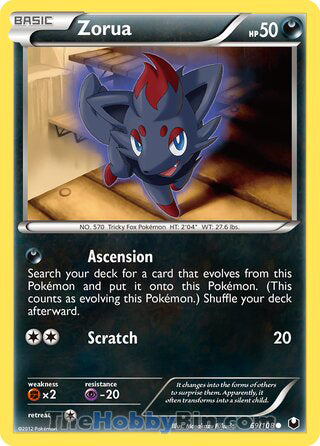 Zorua Dark Explorers Common #69/108