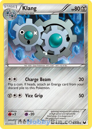 Klang #76/108 Uncommon - Dark Explorers Pokemon card