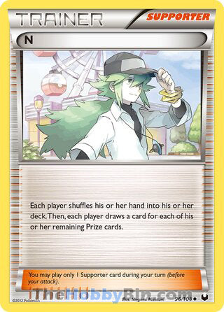 N #96/108 Uncommon - Dark Explorers Pokemon card