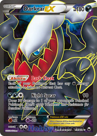 Darkrai EX Dark Explorers Ultra Rare #107/108