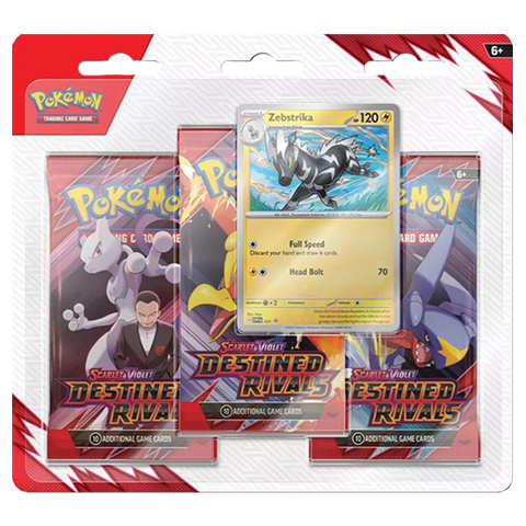 Destined Rivals Zebstrika 3 Pack Blister