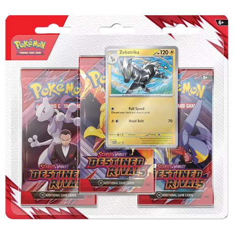Destined Rivals 3 Pack Blister Zebstrika