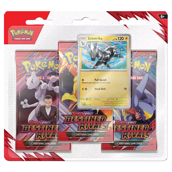 Destined Rivals Zebstrika 3 Pack Blister