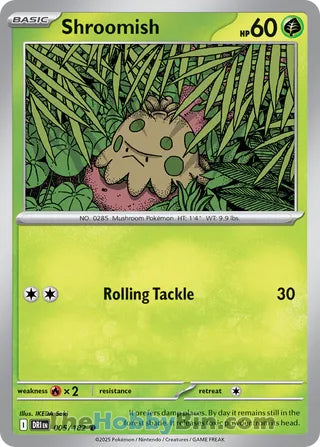 Shroomish Destined Rivals Common #005/182