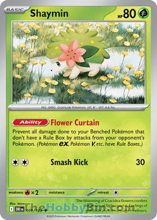 Shaymin #10/182 Uncommon - Destined Rivals Pokemon card