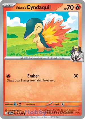 0032 Ethan's Cyndaquil Common Destined Rivals