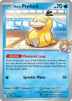 0045 Misty's Psyduck Uncommon Destined Rivals