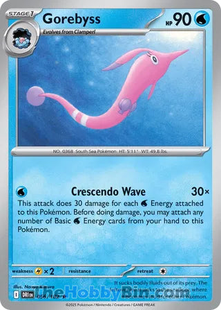 Gorebyss #56/182 Rare - Destined Rivals Pokemon card