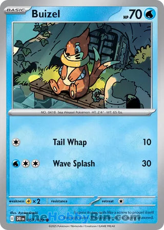 Buizel #57/182 Common - Destined Rivals Pokemon card