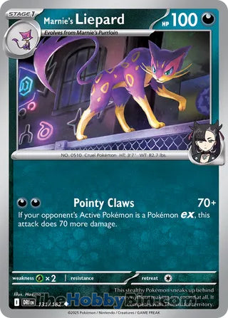 0131 Marnie's Liepard Uncommon Destined Rivals