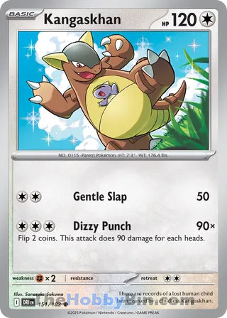 Kangaskhan #151/182 Common - Destined Rivals Pokemon card
