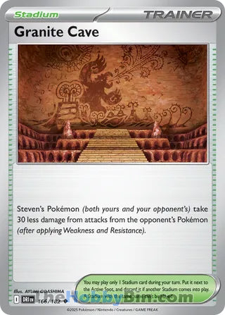 Granite Cave #166/182 Uncommon - Destined Rivals Pokemon card