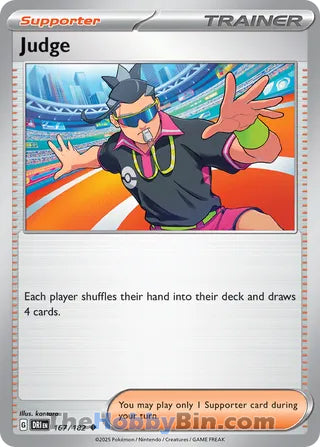 Judge #167/182 Uncommon - Destined Rivals Pokemon card
