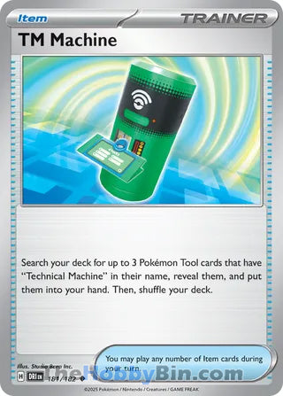 TM Machine #181/182 Uncommon - Destined Rivals Pokemon card