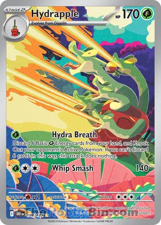 Hydrapple #188/182 Illustration Rare - Destined Rivals Pokemon card