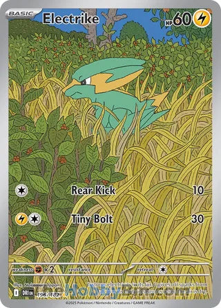 Electrike #196/182 Illustration Rare - Destined Rivals Pokemon card