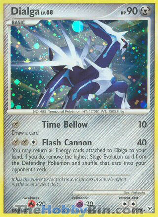 0001 Dialga Holo Rare Diamond and Pearl