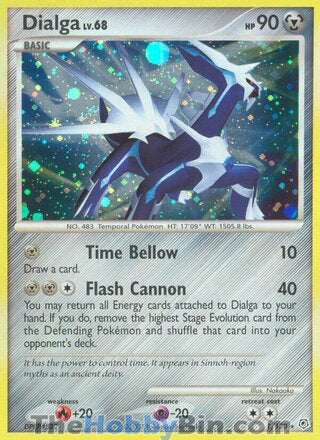 Dialga Diamond & Pearl Holo Rare #1/130