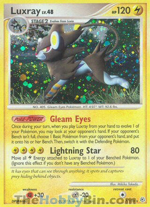 0007 Luxray Holo Rare Diamond and Pearl