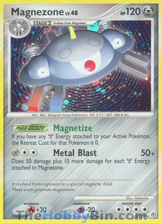 Magnezone Diamond & Pearl Holo Rare #8/130