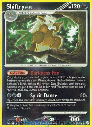 0014 Shiftry Holo Rare Diamond and Pearl