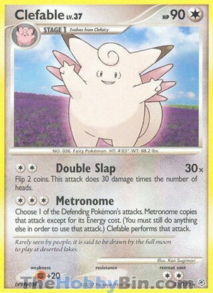 0022 Clefable Rare Diamond and Pearl