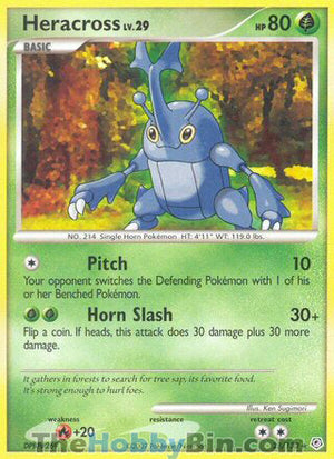 0028 Heracross Rare Diamond and Pearl