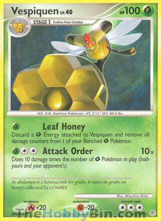 Vespiquen #39/130 Rare - Diamond & Pearl Pokemon card