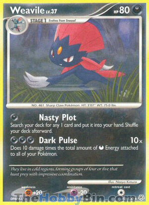 0040 Weavile Rare Diamond and Pearl