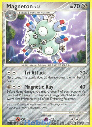 Magneton #54/130 Uncommon - Diamond & Pearl Pokemon card