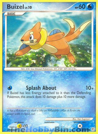 Buizel #72/130 Common - Diamond & Pearl Pokemon card