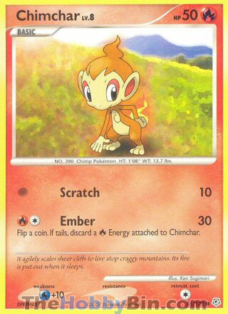 Chimchar Diamond & Pearl Common #76/130