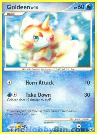 Goldeen #84/130 Common - Diamond & Pearl Pokemon card