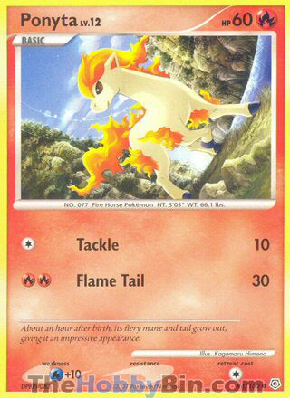 Ponyta #94/130 Common - Diamond & Pearl Pokemon card